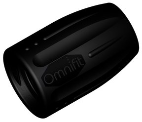 Omnifit® Kappe, PP, schwarz, 1/4"-28 UNF female, Pkg. à 10 Stück