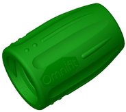 Omnifit® cap, PP, green, 1/4"-28 UNF female, pack of 10