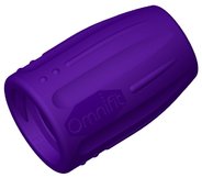 Omnifit® cap, PP, violet, 1/4"-28 UNF female, pack of 10