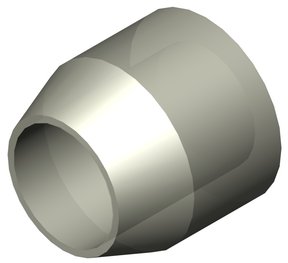 Inverse cone, ETFE, for 1/8" OD tubing, pack of 10