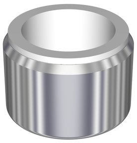 Gripper Hülse für Magnetventile, 1/4"-28 UNF, für 1/8" Schlauch, Pkg. à 10 Stück