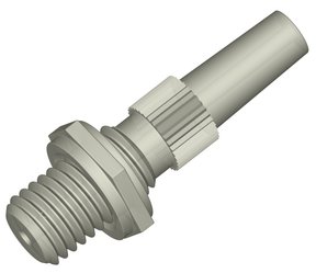 Adapter, ETFE, 1/4"-28 UNF male auf Luer-Slip male