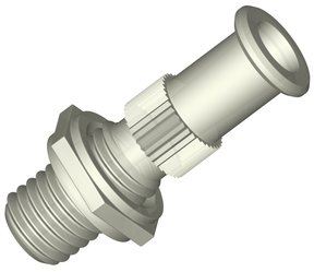 Adapter, ETFE, 1/4"-28 UNF male auf Luer-Slip female