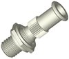 Adapter, 1/4"-28 UNF male to Luer slip female