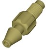 Barb-Adapter, PEEK™, 1/4"-28 UNF male auf 4,0mm, Pkg. à 5 Stück