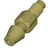 Barb-Adapter, Acetal, 1/4"-28 UNF male auf 6,0mm, Pkg. à 5 Stück