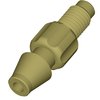 Barb adapter, PEEK™, 1/4"-28 UNF male to 6.0mm, pack of 5