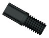 Tubing end fitting, Omni-Lok™, PP, black, M6 male, for 1/16" OD tubing, pack of 10