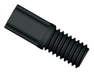 Tubing end fitting, Omni-Lok™, PP, mixed colours, 1/4"-28 UNF male, for 1/8" OD tubing, pack of 10