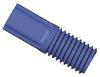 Tubing end fitting, Omni-Lok™, PP, blue, 1/4"-28 UNF male, for 1/8" OD tubing, pack of 10