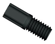 Schlauch-Endfitting, Omni-Lok™, PP, schwarz, M6 male, für 1/8" AD Schlauch, Pkg. à 10 Stück