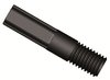 Tubing end fitting, Omni-Lok™, PP, black, long type, 1/4"-28 UNF male, for 1/8" OD tubing, pack of 10. Use with 1/8" Dibafit™ type P and S ferrules.