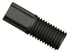 Tubing end fitting, Omni-Lok™, PP, black, 5/16"-24 UNF male, for 3/16" OD tubing, pack of 10