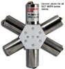 6-position, manifold-mounted flow-selection/mixing valve, type 080T612-32