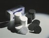 Milchsediment-Disk, 33mm Ø, hochreine Cellulose, weiß. Für Unreinheiten in Milchprodukten. Pkg. à 50 Stück