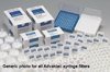 Advantec DISMIC syringe filter, hydrophobic PTFE, 13mm Ø, 0.20µm, PP housing. For solvents, acids and bases. Pack of 100