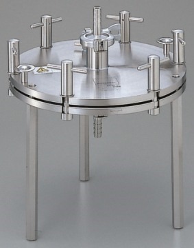 Pressure Filter Holder Type Ks 293 St For 293mm O Membranes 304 Or 316 Stainless Steel Ptfe And Silicon Gaskets Silicon O Ring Inlet And Outlet 1 5 Sanitary Flange To 14 3mm Barb Lab Club