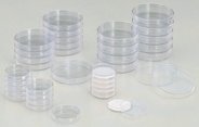 Petrischale, PS, 54mm AD x 11mm, geeignet für Kultivierung von Zellen oder Mikroorganismen auf 47mm Membranen, steril. Ohne Cellulose-Pads. Pkg. à 100 Stück