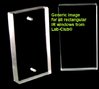 IR window, rectangular, KCl, 30 x 15 x 4mm, drilled