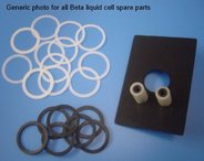 PTFE spacers for DCM-1 and 6401 BetaCell liquid cells, 0.1 mm, pack of 12