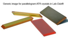 ATR crystal, parallelogram, KRS-5, 50 x 20 x 2mm, 45°