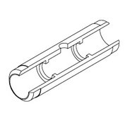 Pyrobeschichtetes Graphitrohr für Agilent/Varian. Mit Ringen, Pkg. à 10 Stück