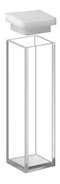 Macro fluorescence cuvette with PTFE cover, optical glass, lightpath 10 mm