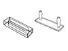 Mikro-Absorptionsdurchflussküvette, UV-Quarz, zerlegbar, Schichtdicke 1 mm