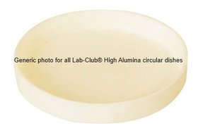 Circular dish, aluminium oxide, 20mm high, 60mm OD, 40ml