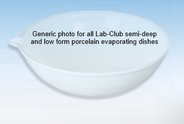Evaporating dish, porcelain, semi-deep form, 60mm OD, 35ml