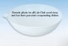Evaporating dish, porcelain, semi-deep form, 215mm OD, 1285ml