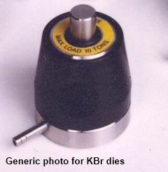 Laboratory die for 13 mm discs (IR spectroscopy)