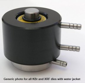 Laboratory die with water jacket for 5 mm discs (IR spectroscopy)