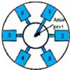 6-Wege-Flußauswahlventil, 1,32mm (0,052") Bohrung - OHNE Motor