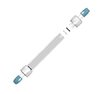 6.6 x 50mm complete column with two fixed endpieces - old product range, without scale