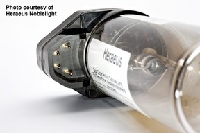 Hollow cathode lamp, B, 50mm / 2", PE AAnalyst coded, Heraeus type 5QN/B-A