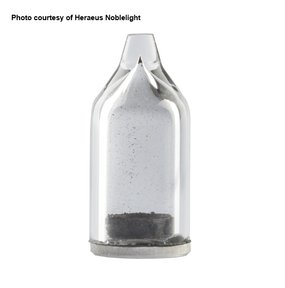 Photoionisation lamp, Heraeus type PKR 106-6-14, RF-excitation, filling gas krypton, 10.6eV