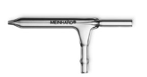 Konzentrischer Zerstäuber, Quarz, Typ A, geläppte Düse mit bündiger Kapillare. 0,5 mL/min, 1 L/min Ar @ 2,1 bar