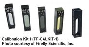 Calibration kit for photometric accuracy in the UV range and wavelength accuracy in the UV/VIS range