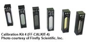 Calibration kit for photometric accuracy, wavelength accuracy and stray light performance in the UV/VIS range