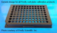 UV/VIS fluorescence validation plate for well plate readers