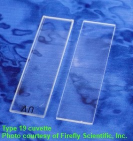 Circular dichroism cuvette, rectangular with U-shaped chamber, UV quartz, demountable, lightpath 0.05 mm