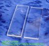 Circular dichroism cuvette, rectangular with oval chamber, UV quartz, demountable, lightpath 0.1 mm