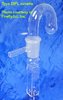Standard anaerobic fluorescence cuvette with glass pouch for catching excess gas, optical glass, lightpath 10 mm