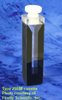 Micro raised-bottom absorption cuvette with PTFE cover, IR quartz, self-masking, lightpath 10 mm