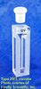 Semi-micro fluorescence cuvette with PTFE stopper, UV quartz, lightpath 10 mm