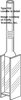 Dual-lightpath fluorescence cuvette with quartz-to-glass graded seal tube, UV quartz, lightpath 10 x 3 mm