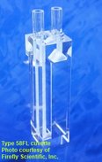 Macro fluorescence flow-through cuvette, UV quartz, lightpath 10 mm