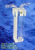 Macro absorption flow-through cuvette with detachable quartz tubes, IR quartz, lightpath 10 mm