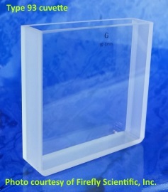 Colorimeter cuvette, optical glass, lightpath 10 mm - for ACS, Data Color, Hunter and others